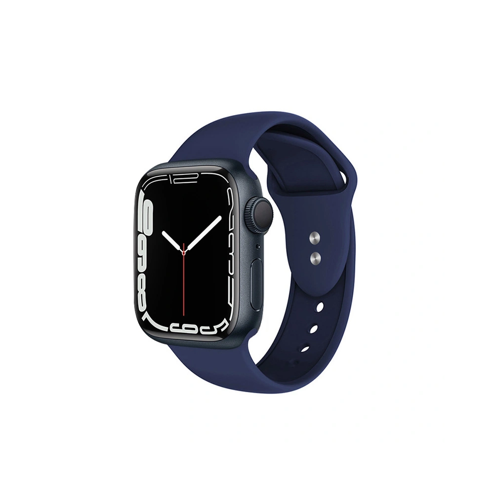 Pasek Crong Liquid Apple Watch 4/5/6/7/SE/8/9/Ultra 44/45/49mm (granatowy)