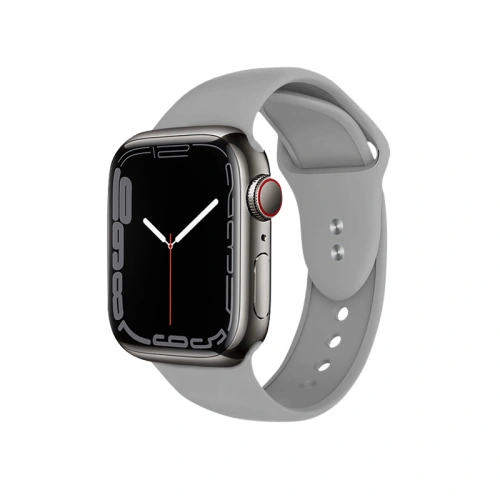 Buy Stripe Crong Liquid Apple Watch 4/5/6/7/SE/8/9/Ultra 44/45/49mm (gray) - CRG151 - {ean13} - Home Screen Store Europe
