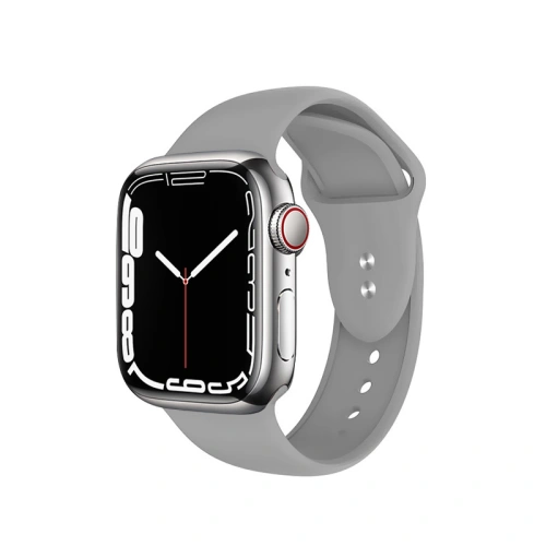 Buy Stripe Crong Liquid Apple Watch 4/5/6/7/SE/8/9/Ultra 44/45/49mm (gray) - CRG151 - {ean13} - Home Screen Store Europe