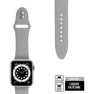 Kup Pasek Crong Liquid Apple Watch 4/5/6/7/SE/8/9/Ultra 44/45/49mm (szary) - CRG151 - {ean13} - Sklep Home Screen