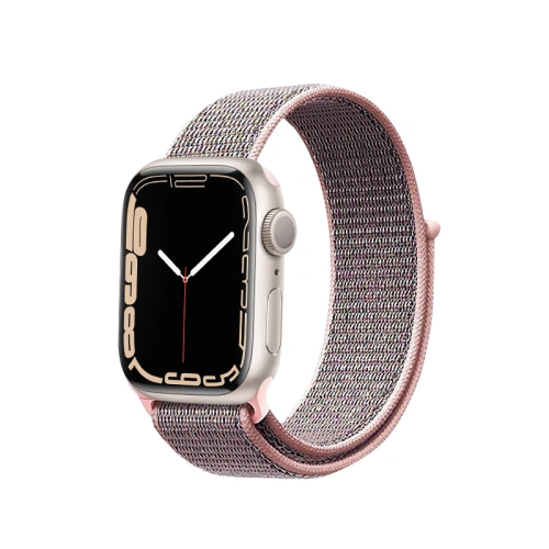 Kup Páska Crong Nylon Apple Watch 4/5/6/7/SE/8/9/10 40/41/42mm (Světle růžová) - CRG152 - {ean13} - Sklep Home Screen