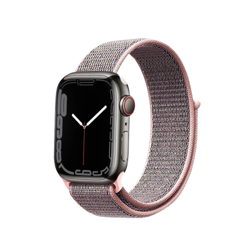 Kup Páska Crong Nylon Apple Watch 4/5/6/7/SE/8/9/10 40/41/42mm (Světle růžová) - CRG152 - {ean13} - Sklep Home Screen