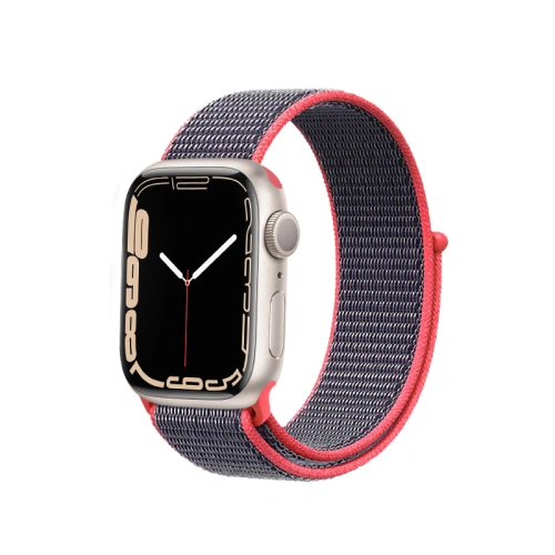 Kup Páska Crong Nylon Apple Watch 4/5/6/7/SE/8/9/10 40/41/42mm (Electric Pink) - CRG153 - {ean13} - Sklep Home Screen