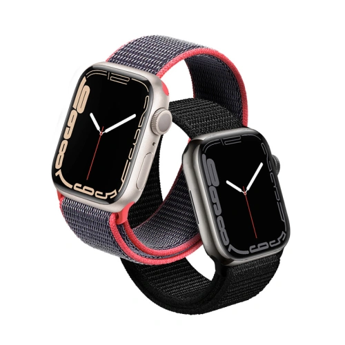 Kup Páska Crong Nylon Apple Watch 4/5/6/7/SE/8/9/10 40/41/42mm (Electric Pink) - CRG153 - {ean13} - Sklep Home Screen