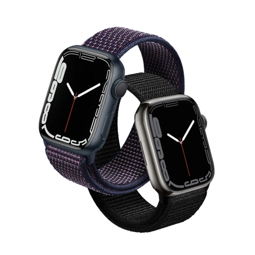 Kup Crong Nylon Apple Watch 4/5/6/7/SE/8/9/10 40/41/42mm (Mitternachtsblau) - CRG154 - {ean13} - Sklep Home Screen