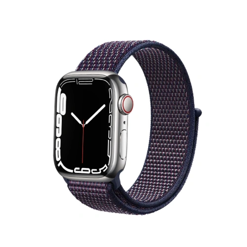 Kup Pasek Crong Nylon Apple Watch 4/5/6/7/SE/8/9/10 40/41/42mm (Albastru Întunecat) - CRG154 - {ean13} - Sklep Home Screen