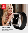 Buy Bracelet Crong Milano Steel Apple Watch 4/5/6/7/SE/8/9 40/41mm (black) - CRG157 - {ean13} - Home Screen Store Europe