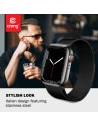 Buy Bracelet Crong Milano Steel Apple Watch 4/5/6/7/SE/8/9 40/41mm (black) - CRG157 - {ean13} - Home Screen Store Europe