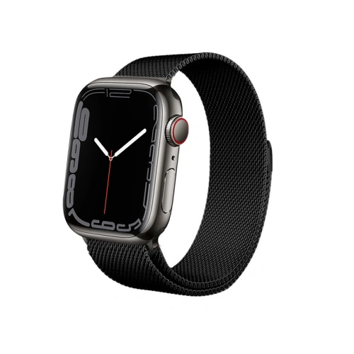 Buy Bracelet Crong Milano Steel Apple Watch 4/5/6/7/SE/8/9 40/41mm (black) - CRG157 - {ean13} - Home Screen Store Europe