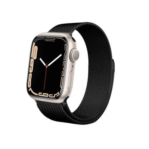 Buy Bracelet Crong Milano Steel Apple Watch 4/5/6/7/SE/8/9 40/41mm (black) - CRG157 - {ean13} - Home Screen Store Europe