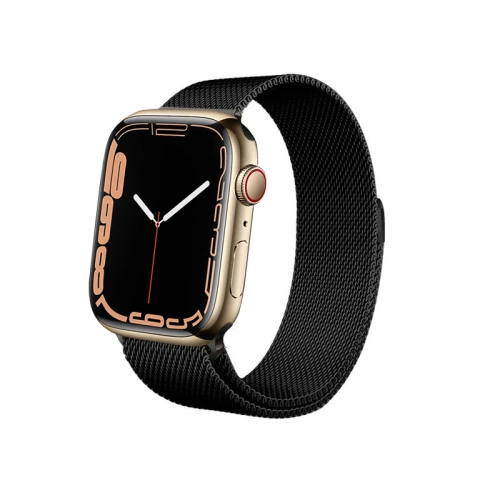 Buy Bracelet Crong Milano Steel Apple Watch 4/5/6/7/SE/8/9 40/41mm (black) - CRG157 - {ean13} - Home Screen Store Europe