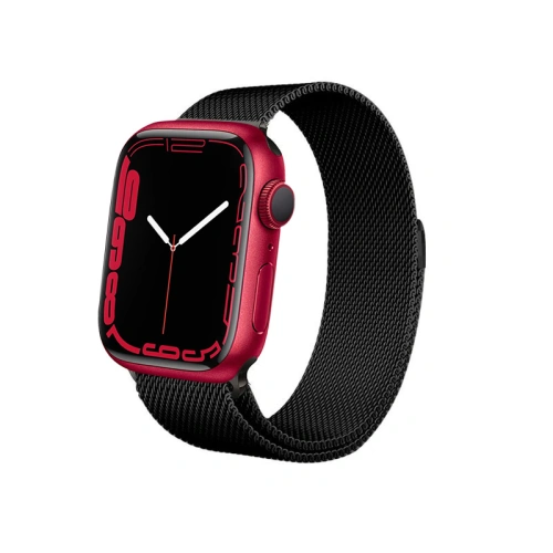 Buy Bracelet Crong Milano Steel Apple Watch 4/5/6/7/SE/8/9 40/41mm (black) - CRG157 - {ean13} - Home Screen Store Europe