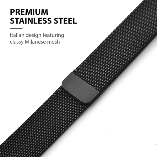 Buy Bracelet Crong Milano Steel Apple Watch 4/5/6/7/SE/8/9 40/41mm (black) - CRG157 - {ean13} - Home Screen Store Europe