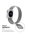 Buy Bracelet Crong Milano Steel Apple Watch 4/5/6/7/SE/8/9 40/41mm (black) - CRG157 - {ean13} - Home Screen Store Europe