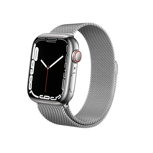 Kup Náramek Crong Milano Steel Apple Watch 4/5/6/7/SE/8/9 40/41mm (stříbrný) - CRG158 - {ean13} - Sklep Home Screen
