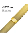 Buy Bracelet Crong Milano Steel Apple Watch 4/5/6/7/SE/8/9 40/41mm (gold) - CRG159 - {ean13} - Home Screen Store Europe