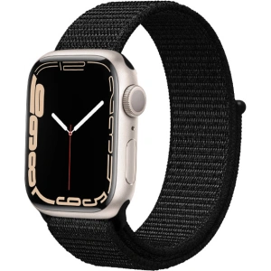 Kup Crong Nylon Reflex Apple Watch 4/5/6/7/SE/8/9/Ultra 44/45/49mm (schwarz) - CRG163 - {ean13} - Sklep Home Screen