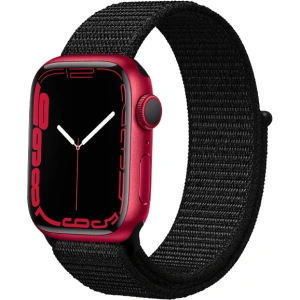 Kup Crong Nylon Reflex Apple Watch 4/5/6/7/SE/8/9/Ultra 44/45/49mm (schwarz) - CRG163 - {ean13} - Sklep Home Screen