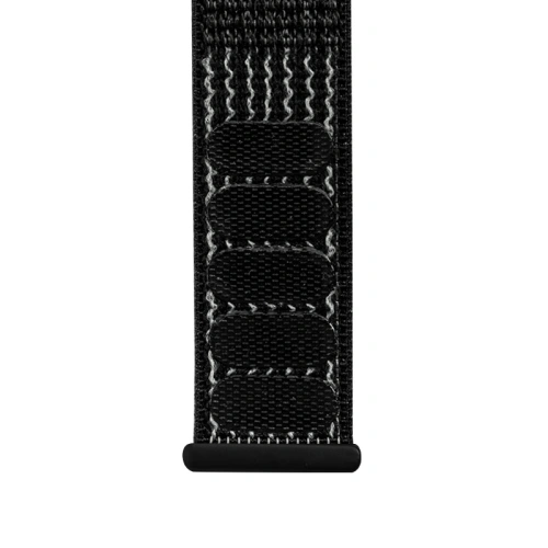 Kup Crong Nylon Reflex Apple Watch 4/5/6/7/SE/8/9/Ultra 44/45/49mm (schwarz) - CRG163 - {ean13} - Sklep Home Screen