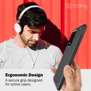 Crong Defender Case Samsung Galaxy S20 (black)