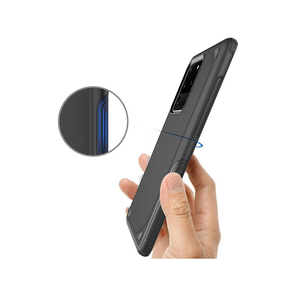 Etui Crong Defender Case Samsung Galaxy S20 Ultra (czarny)