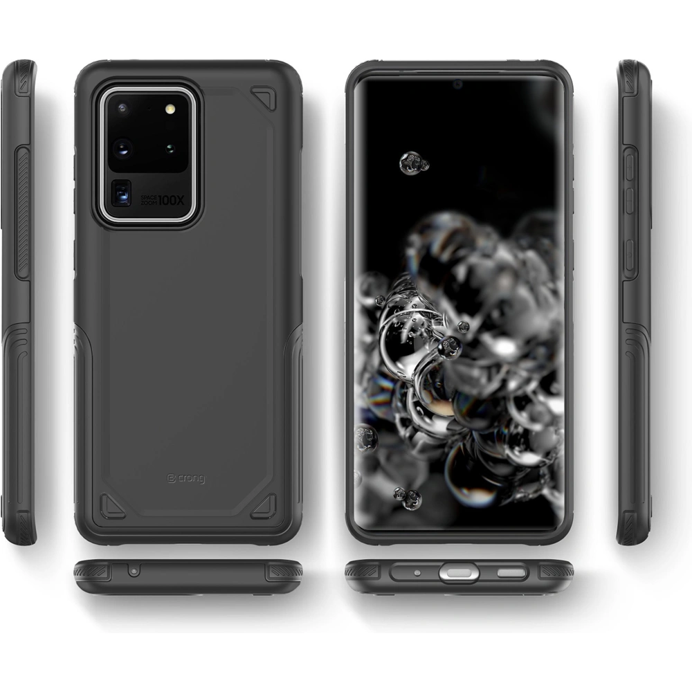 Etui Crong Defender Case Samsung Galaxy S20 Ultra (czarny)