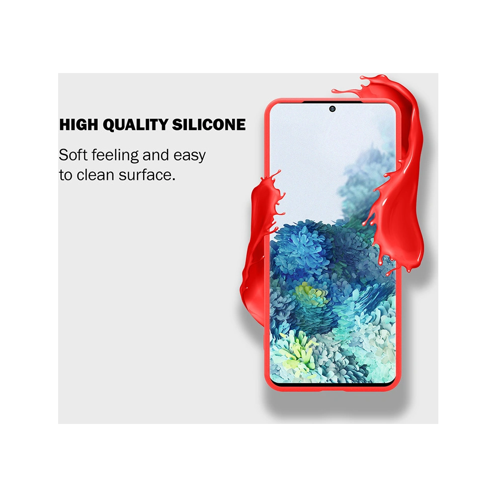 Etui Crong Color Cover Samsung Galaxy S20+ Plus (czerwony)