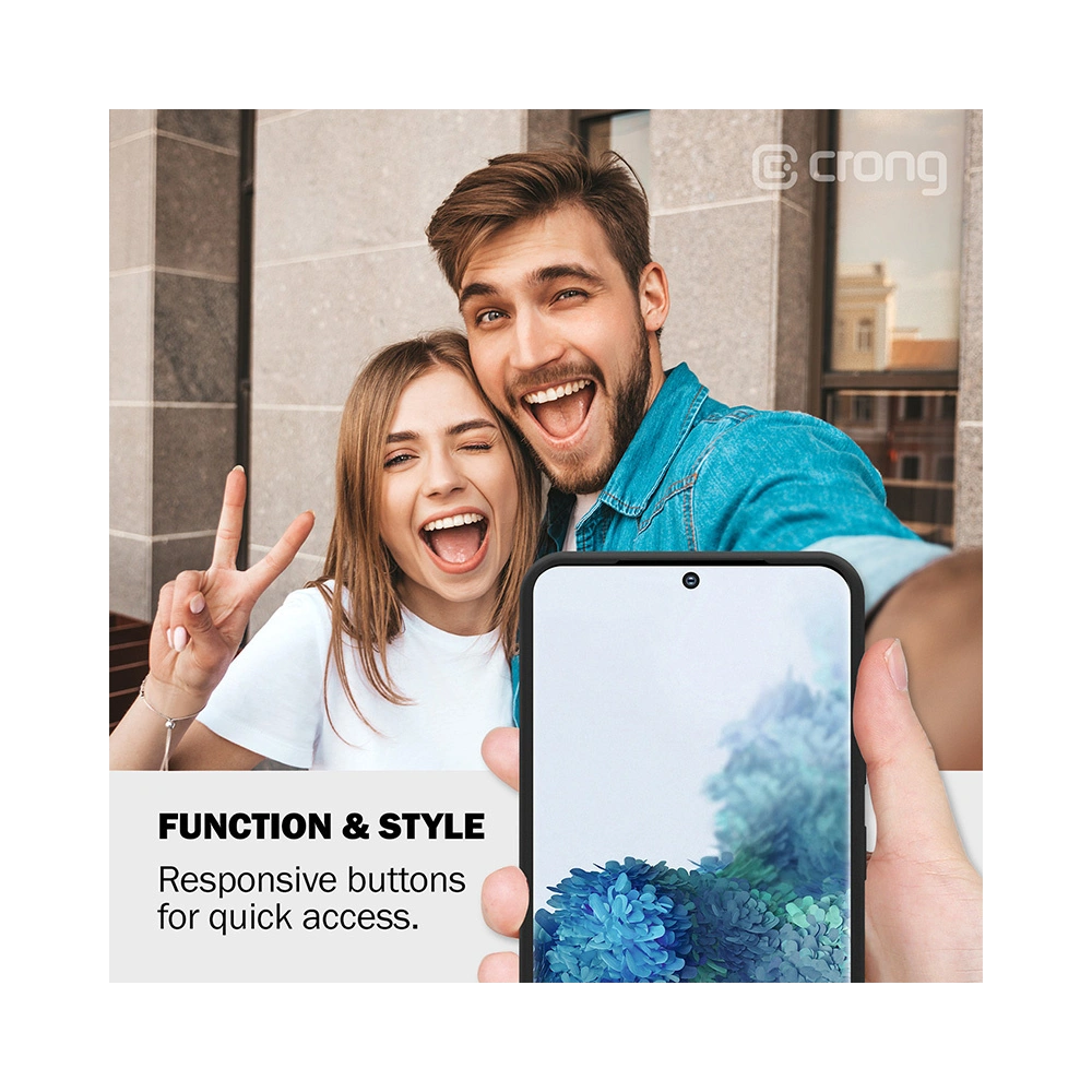 Etui Crong Color Cover Samsung Galaxy S20 Ultra (czerwony)