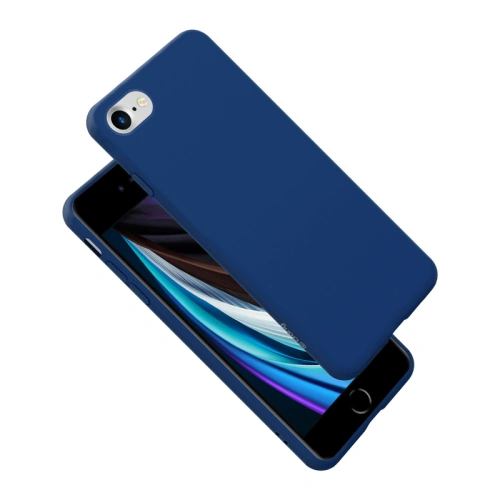 Kup Etui Crong színes borító Apple iPhone SE 2022/SE 2020/8/7 (kék) - CRG189 - {ean13} - Sklep Home Screen