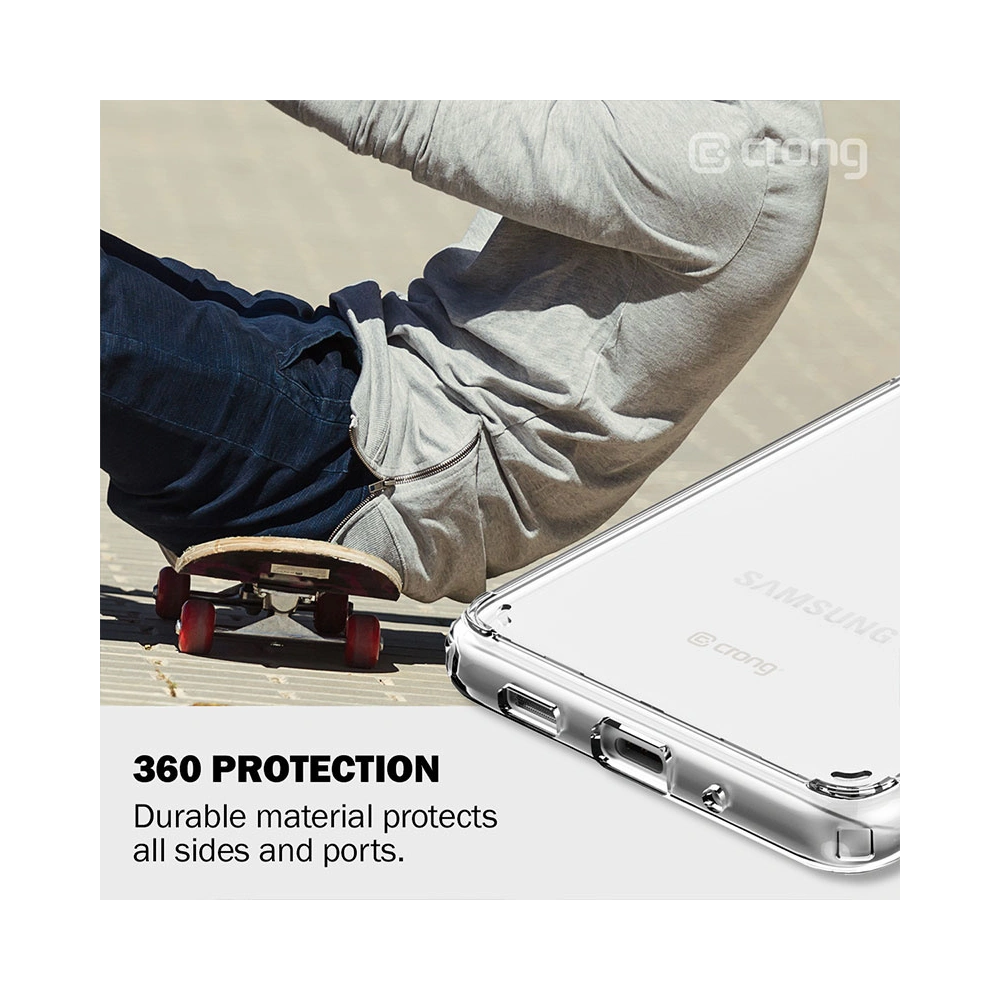 Etui Crong Crystal Shield Cover Samsung Galaxy S20 Ultra (przezroczysty)