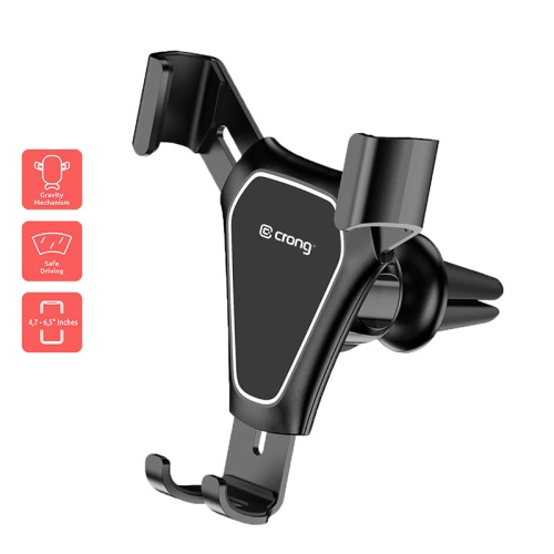 Kup Upevnění do auta Crong Gravity Auto-Clip Car Holder 4,7 - 6,5 palce (černý) - CRG195 - {ean13} - Sklep Home Screen