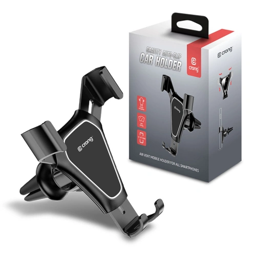 Kup Upevnění do auta Crong Gravity Auto-Clip Car Holder 4,7 - 6,5 palce (černý) - CRG195 - {ean13} - Sklep Home Screen