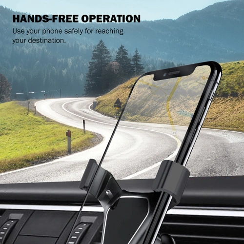 Kup Upevnění do auta Crong Gravity Auto-Clip Car Holder 4,7 - 6,5 palce (černý) - CRG195 - {ean13} - Sklep Home Screen