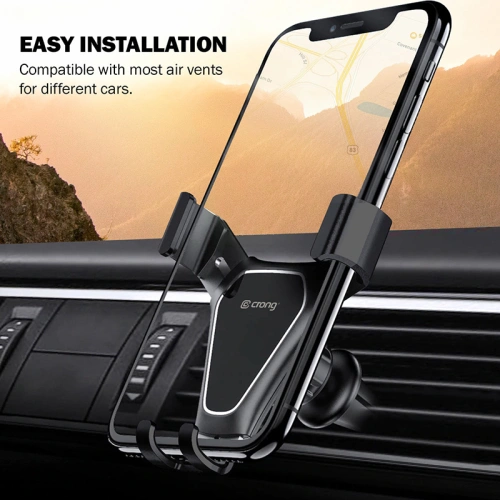 Kup Upevnění do auta Crong Gravity Auto-Clip Car Holder 4,7 - 6,5 palce (černý) - CRG195 - {ean13} - Sklep Home Screen