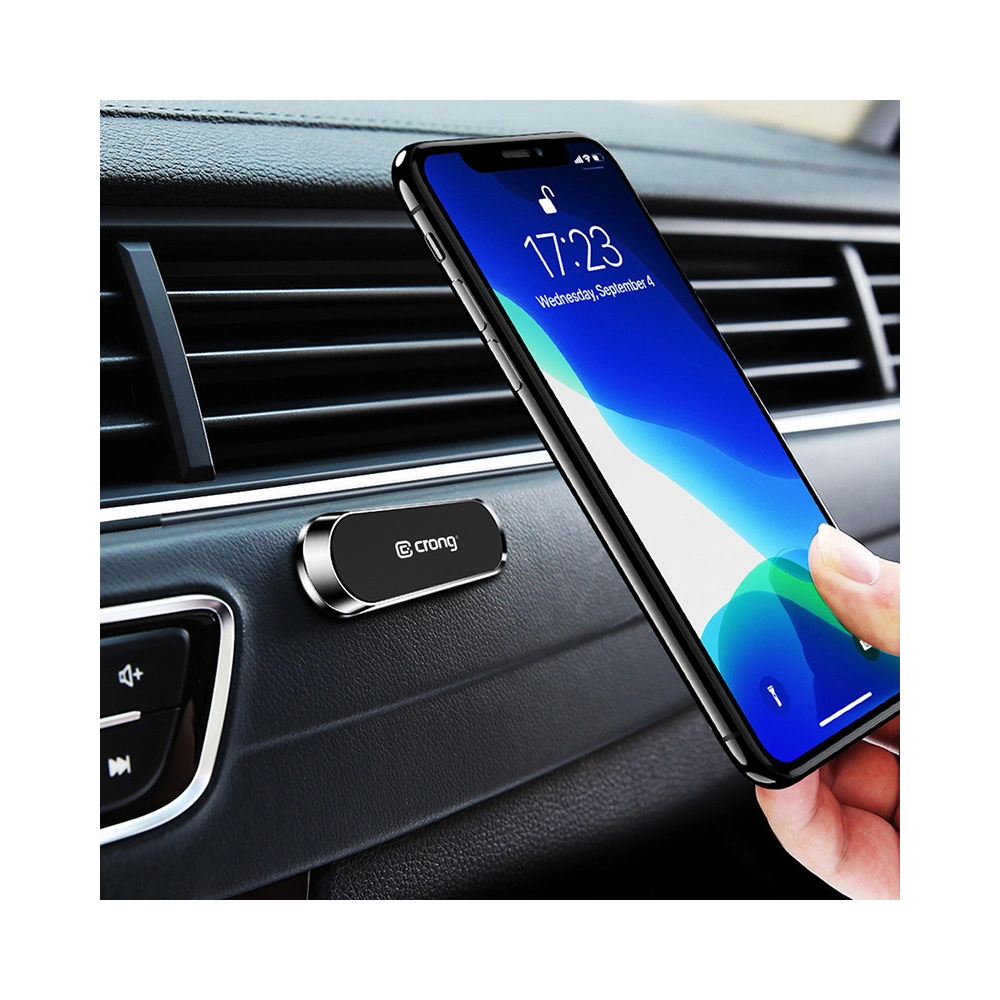 Magnetyczny uchwyt samochodowy Crong Multi-Function Magnetic Car Holder (czarny)