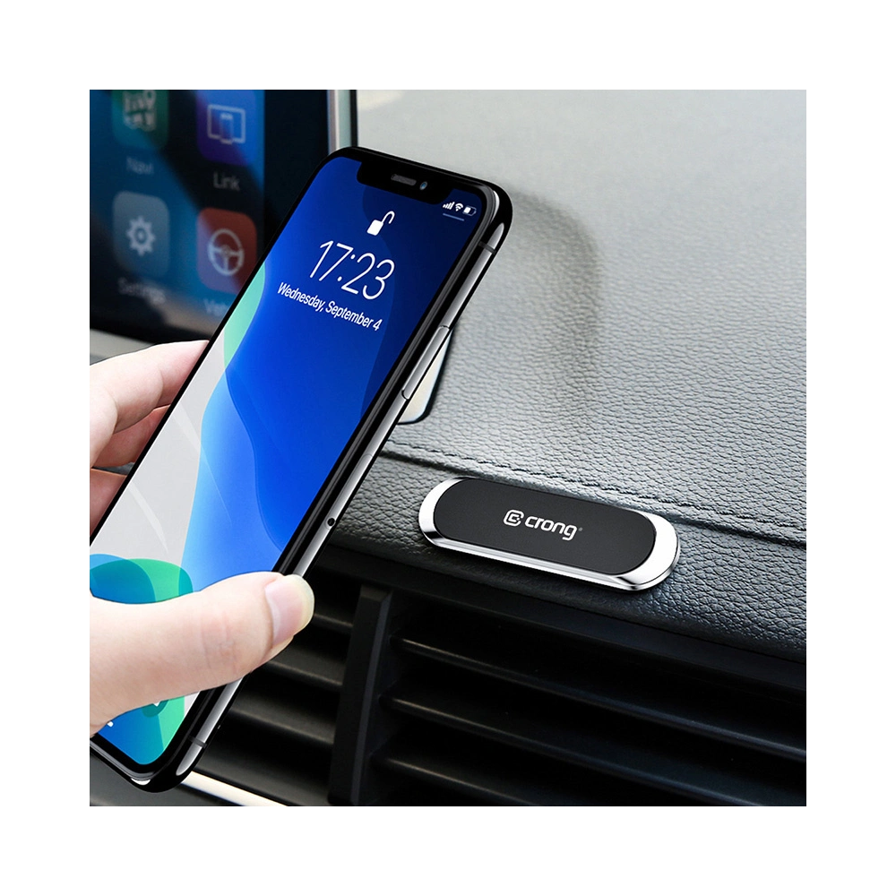Magnetyczny uchwyt samochodowy Crong Multi-Function Magnetic Car Holder (czarny)