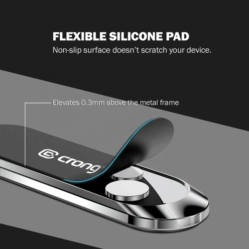 Kup Magnetický držák do auta Crong Multi-Function Magnetic Car Holder (černý) - CRG196 - {ean13} - Sklep Home Screen