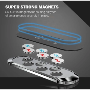 Kup Magnetický držák do auta Crong Multi-Function Magnetic Car Holder (černý) - CRG196 - {ean13} - Sklep Home Screen
