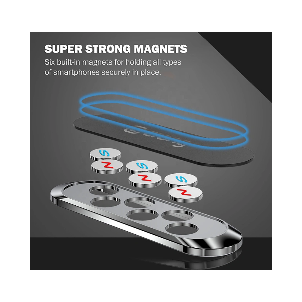 Magnetyczny uchwyt samochodowy Crong Multi-Function Magnetic Car Holder (czarny)