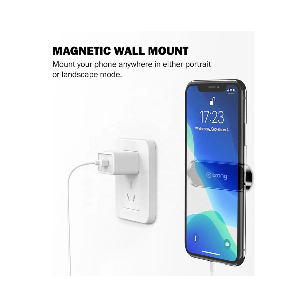 Magnetyczny uchwyt samochodowy Crong Multi-Function Magnetic Car Holder (czarny)