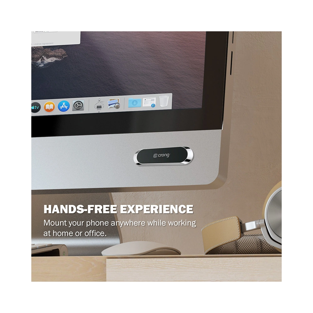 Magnetyczny uchwyt samochodowy Crong Multi-Function Magnetic Car Holder (czarny)