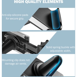 Kup Uchwyt samochodowy Crong Universal Smart Car Holder 4 - 6,5 cali (czarny) - CRG197 - {ean13} - Sklep Home Screen