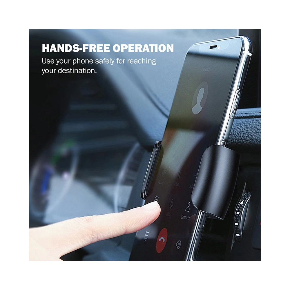 Uchwyt samochodowy Crong Universal Smart Car Holder 4 - 6,5 cali (czarny)