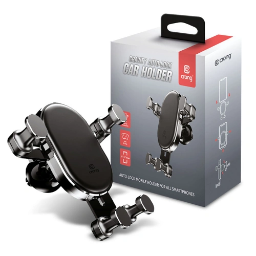 Kup Uchwyt samochodowy Crong Gravity Auto-Lock Car Holder 4,7 - 6,5 cali (czarny) - CRG198 - {ean13} - Sklep Home Screen