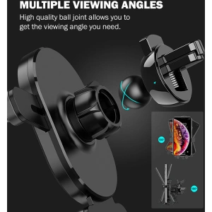 Kup Uchwyt samochodowy Crong Gravity Auto-Lock Car Holder 4,7 - 6,5 cali (czarny) - CRG198 - {ean13} - Sklep Home Screen