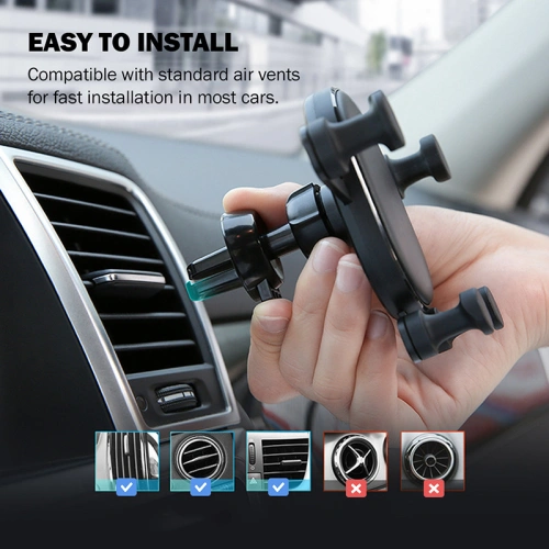 Kup Upevnění do auta Crong Gravity Auto-Lock Car Holder 4,7 - 6,5 palce (černé) - CRG198 - {ean13} - Sklep Home Screen