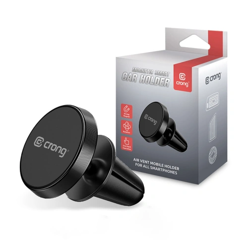 Kup Magnetyczny uchwyt samochodowy Crong Magnetic Smart Car Holder (czarny) - CRG199 - {ean13} - Sklep Home Screen