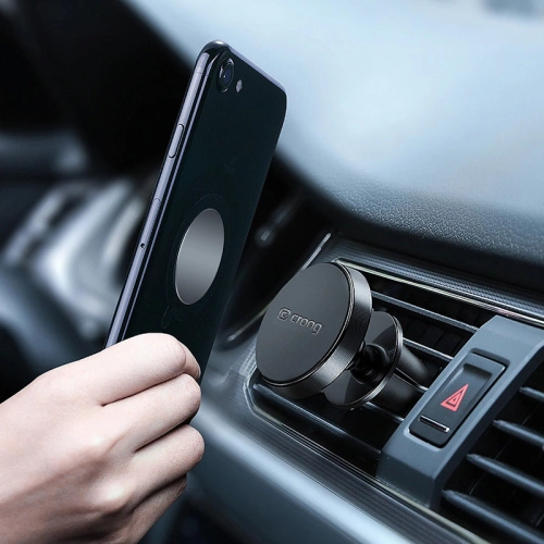 Kup Mágneses autós tartó Crong Magnetic Smart Car Holder (fekete) - CRG199 - {ean13} - Sklep Home Screen