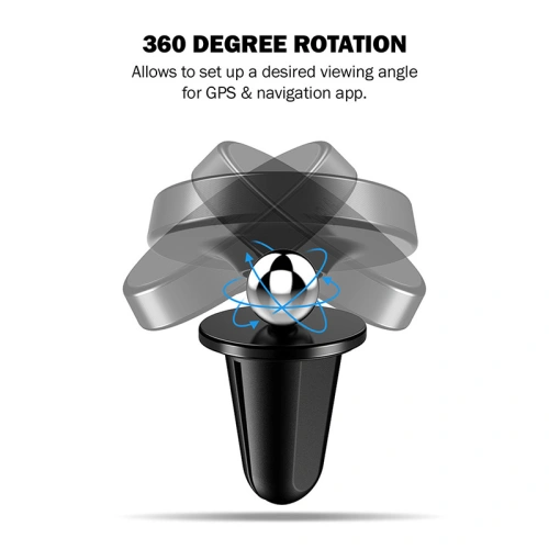 Kup Magnetischer Autohalter Crong Magnetic Smart Car Holder (schwarz) - CRG199 - {ean13} - Sklep Home Screen