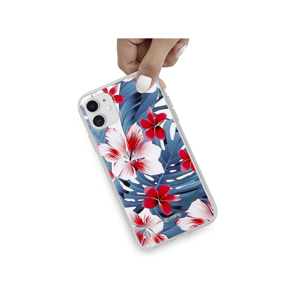 Etui Crong Flower Case Apple iPhone 11 (wzór 03)